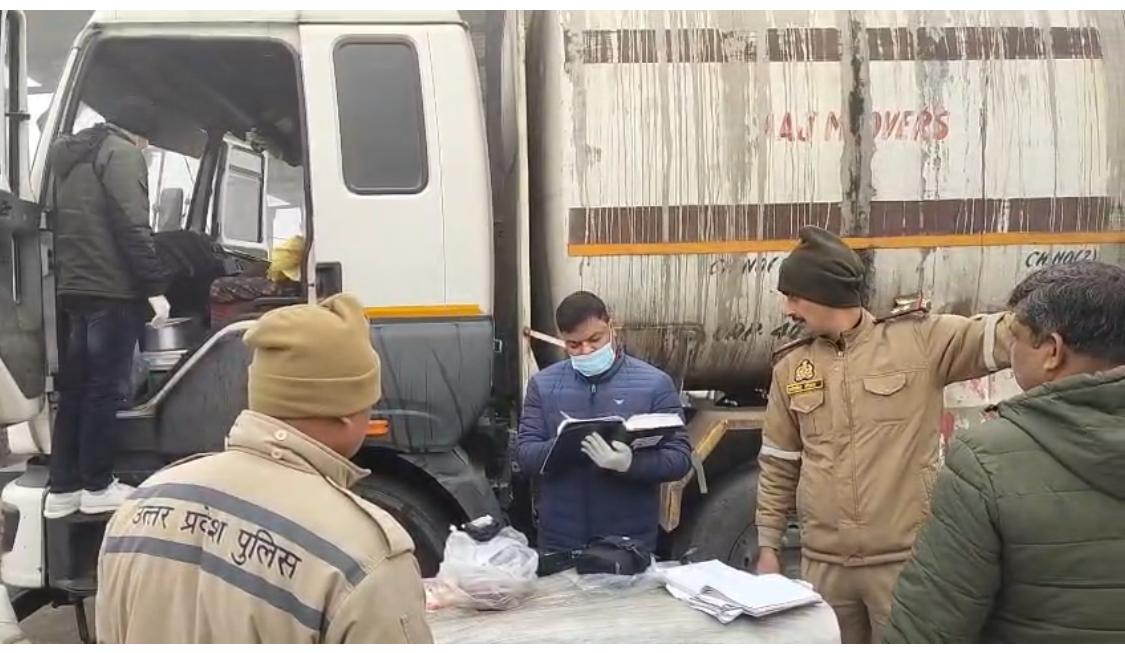 फरीदपुर टोल प्लाजा के पास टैंकर में ड्राइवर-कंडक्टर मृत मिले, मेथेनॉल सेवन की आशंका
